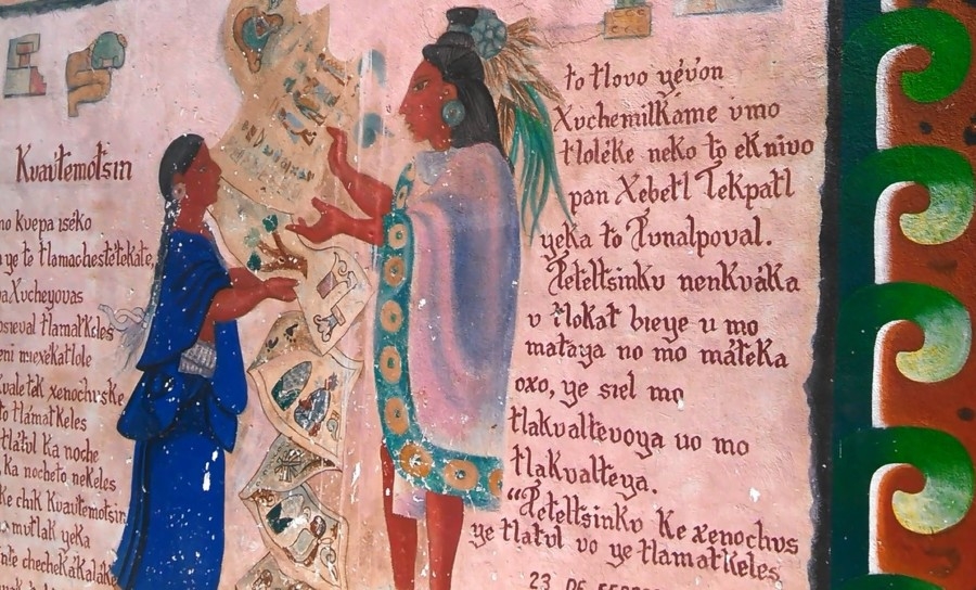 Recuerdan en la colonia Cuauhtémoc el natalicio 515 del último emperador azteca