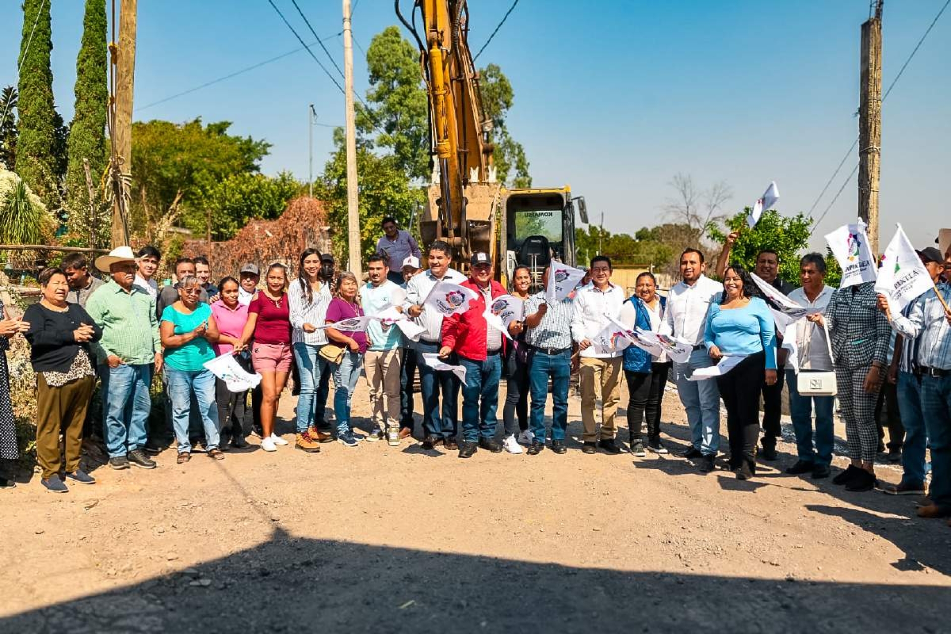 Inicia pavimentación de la carretera Huexca-Yecapixtla