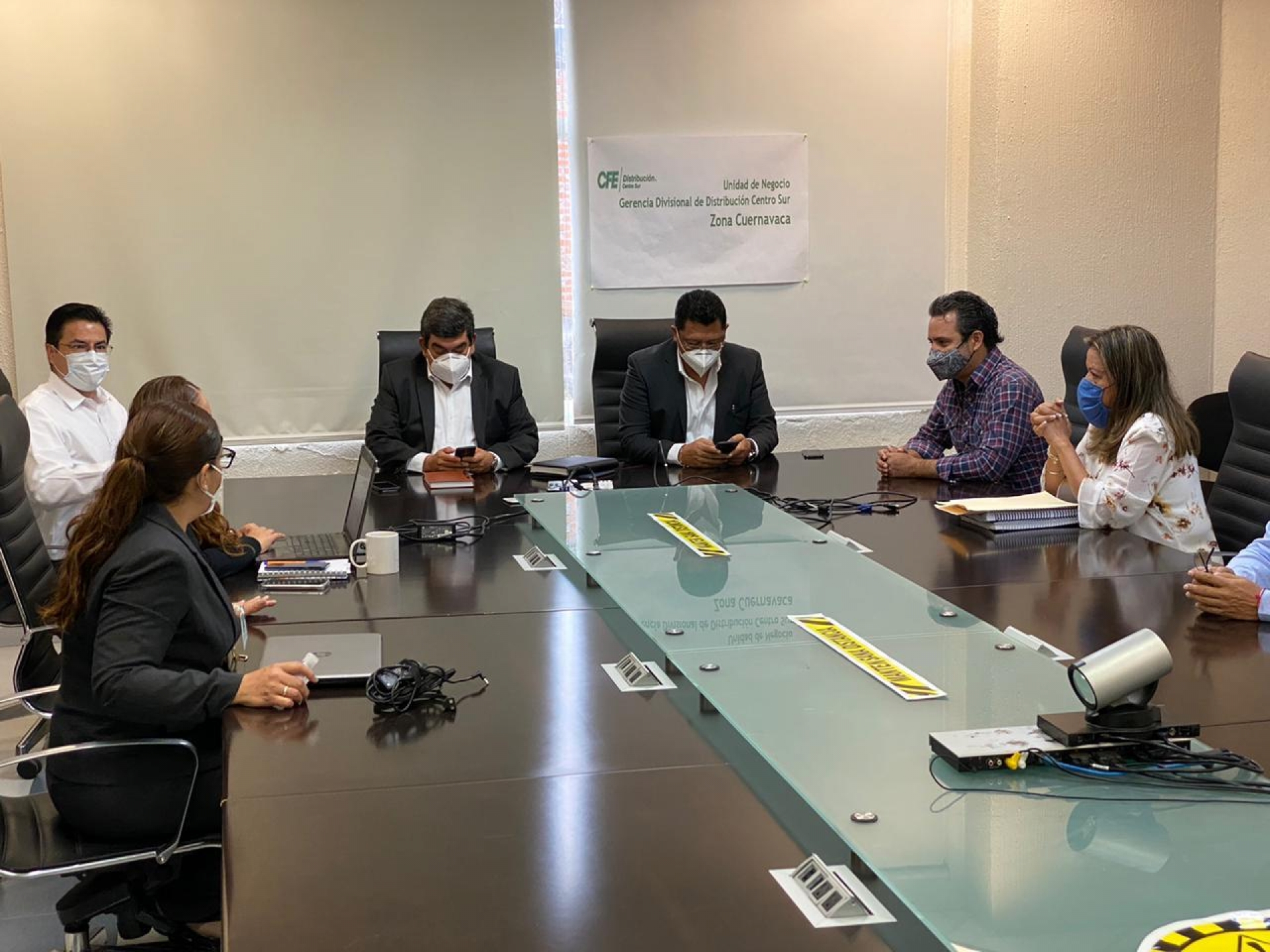 Acude alcalde de Cuernavaca a nueva reunión de trabajo con autoridades de CFE