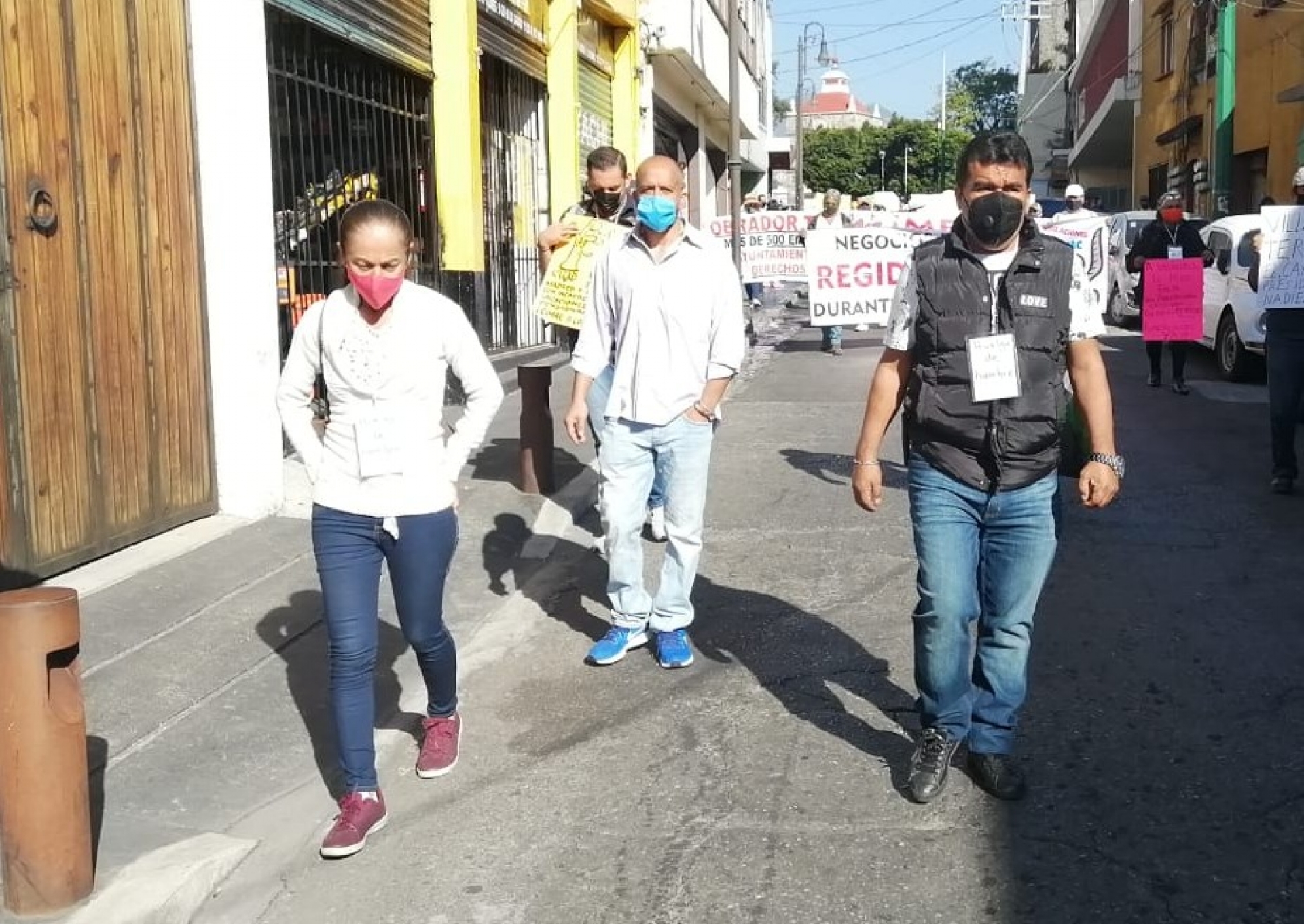Se manifiestan ex trabajadores del Ayuntamiento de Cuernavaca