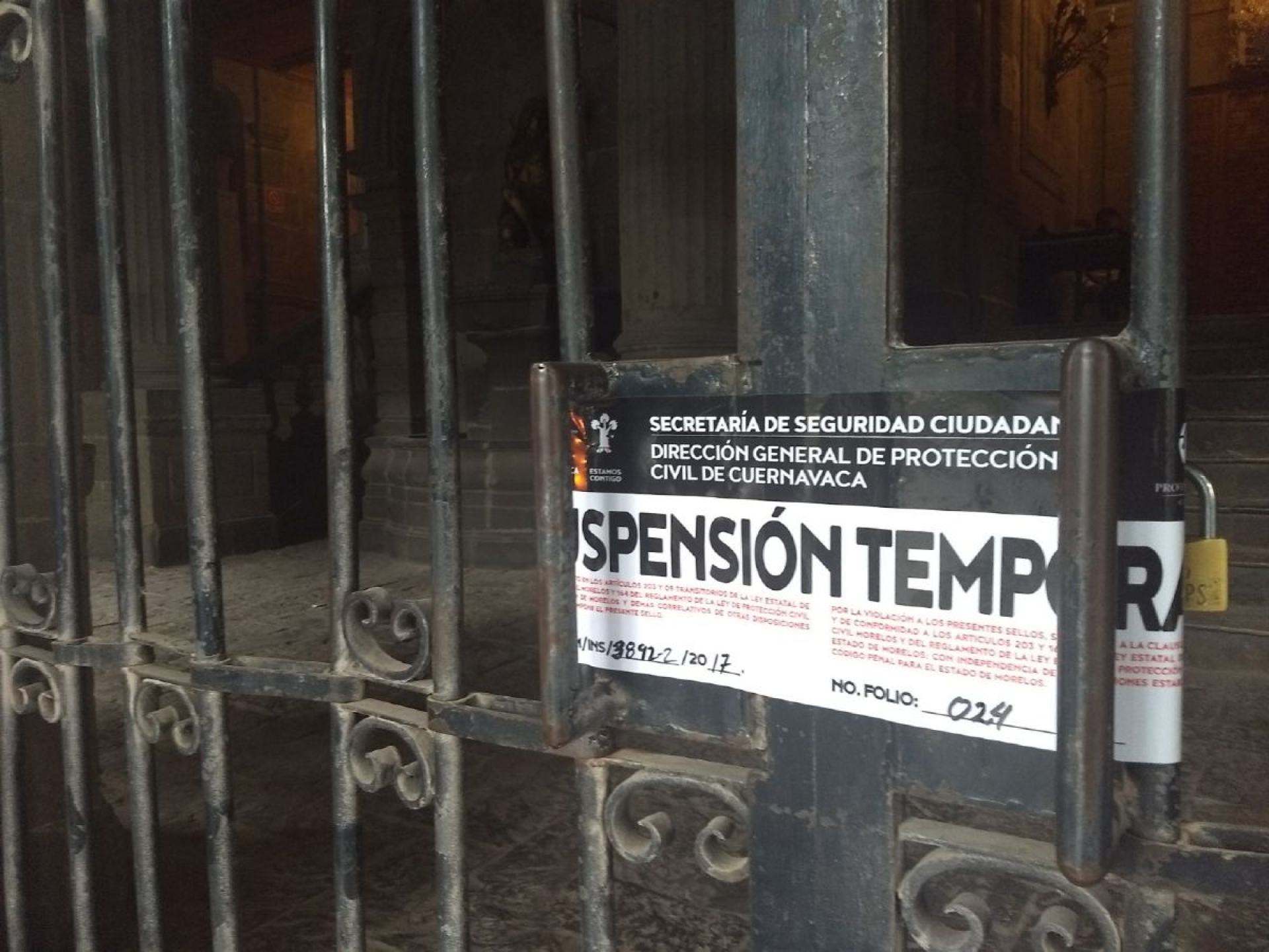 Inspectores detectan “fuerte olor a mariguana” en el Teatro Ocampo