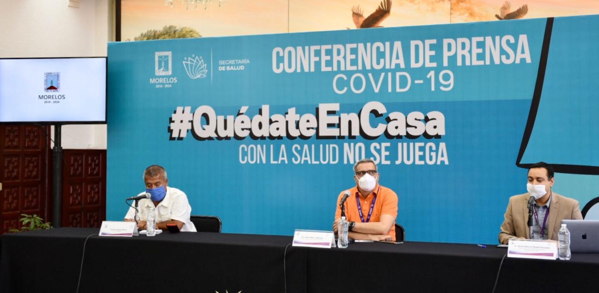 En Morelos, autoridades reportan 126 casos confirmados de Covid-19 y 21 defunciones