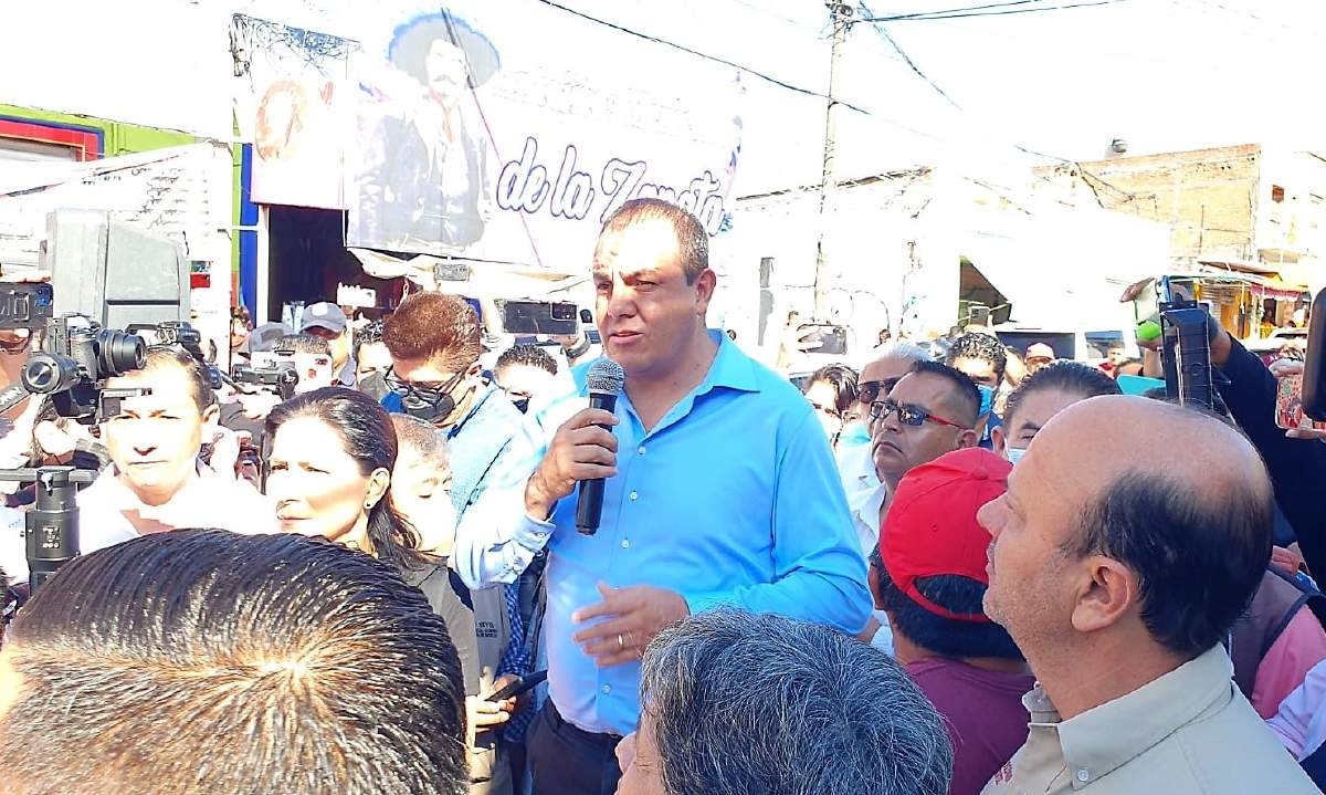 Anuncia Cuauhtémoc Blanco apoyo para rescatar el mercado “Galeana”