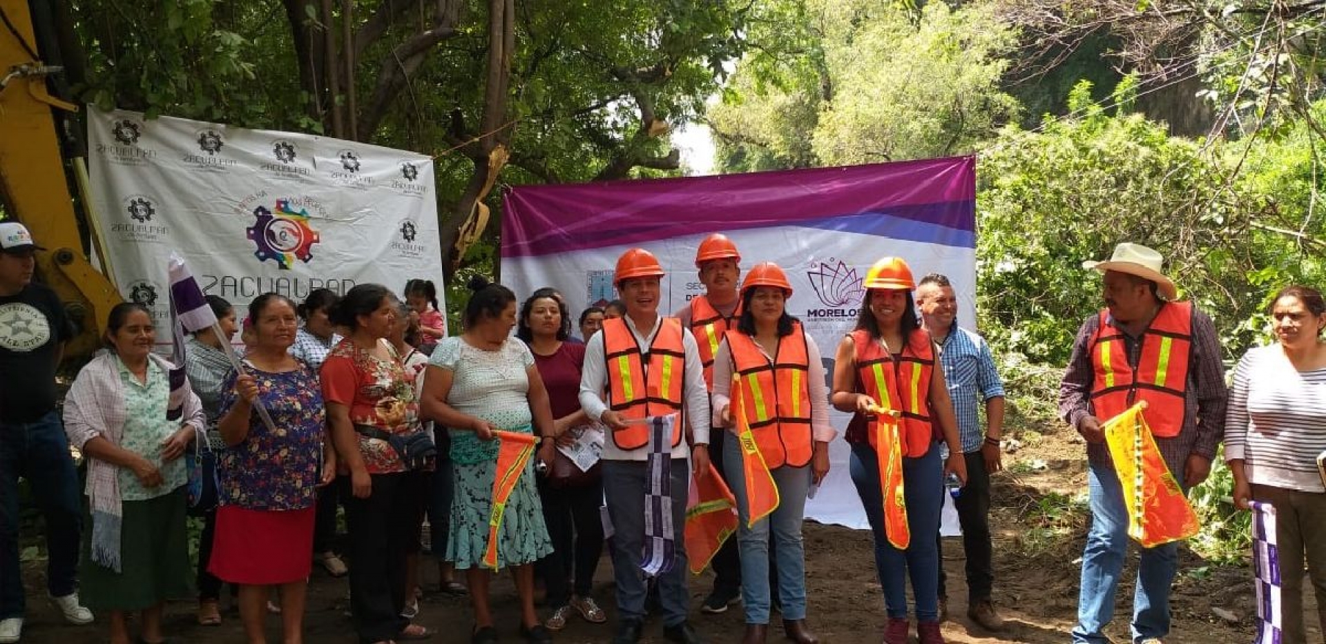 En marcha, rehabilitación de caminos de saca en Zacualpan
