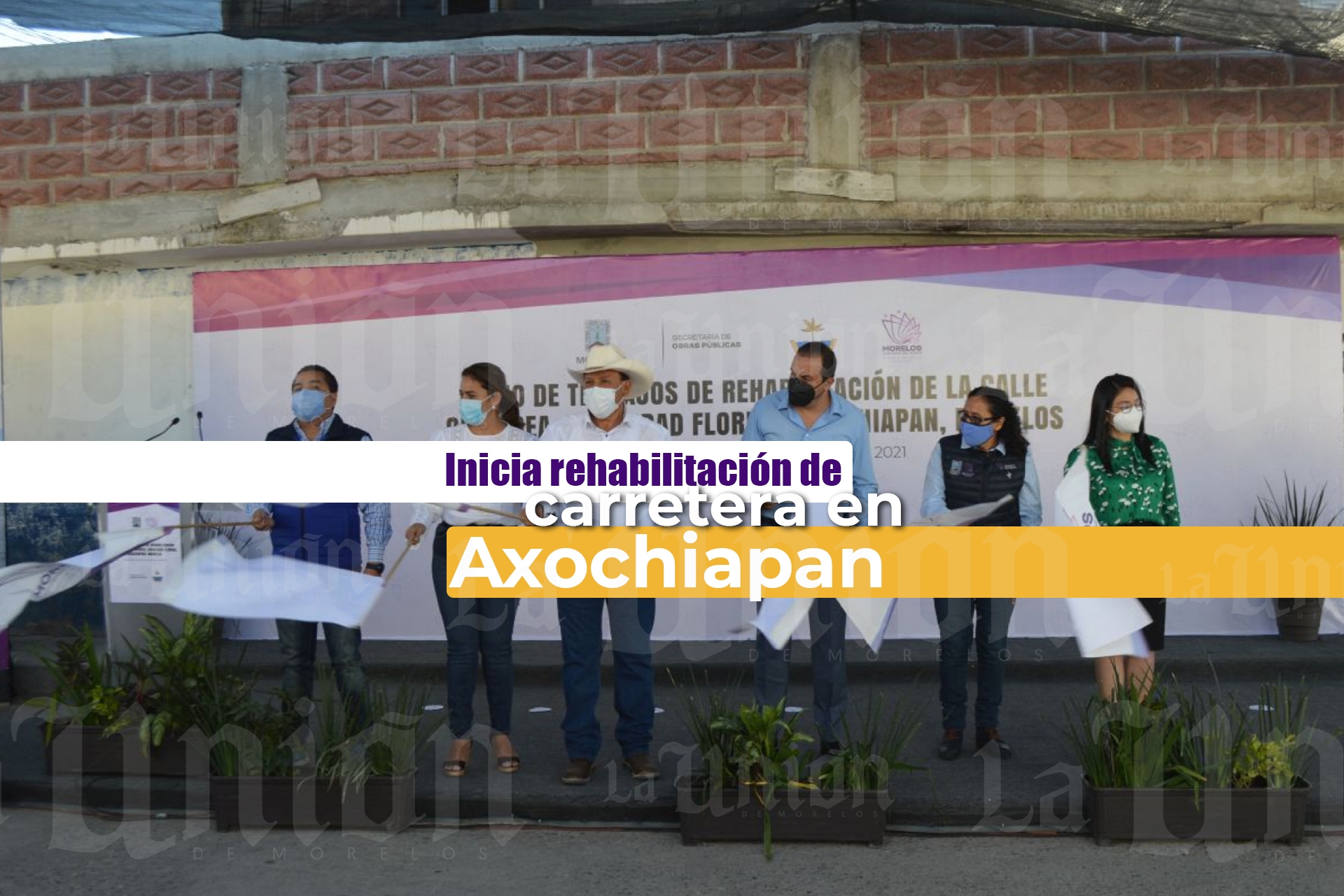 Comienza la rehabilitación de infraestructura carretera en Axochiapan