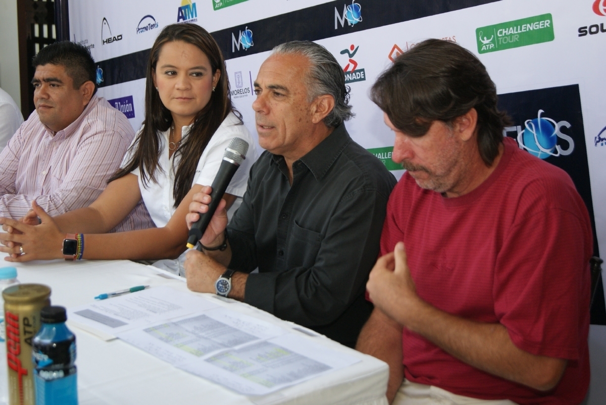 Presentan cuarta edición del torneo de tenis Morelos Open