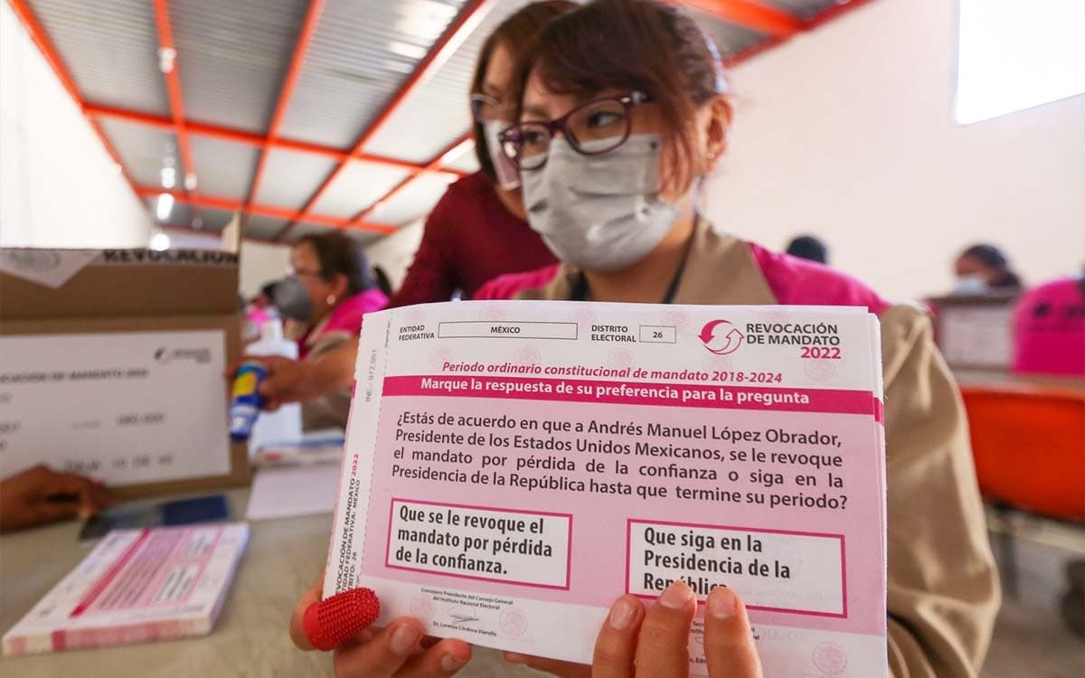 Más de 92 millones de personas podrán participar en la Revocación de Mandato