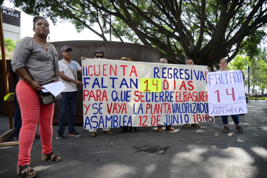 Nueva protesta contra acopio de basura en Alpuyeca