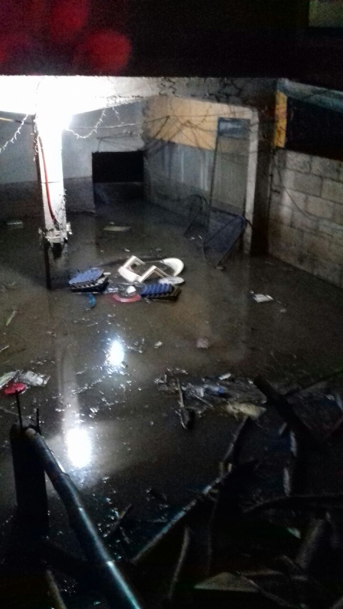 Lluvia de ayer dejó varias viviendas inundadas en  Puente de Ixtla