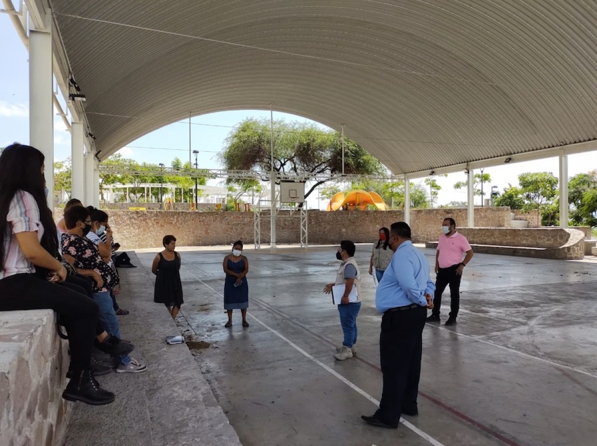 Activan espacios públicos para prevenir el delito en Ayala