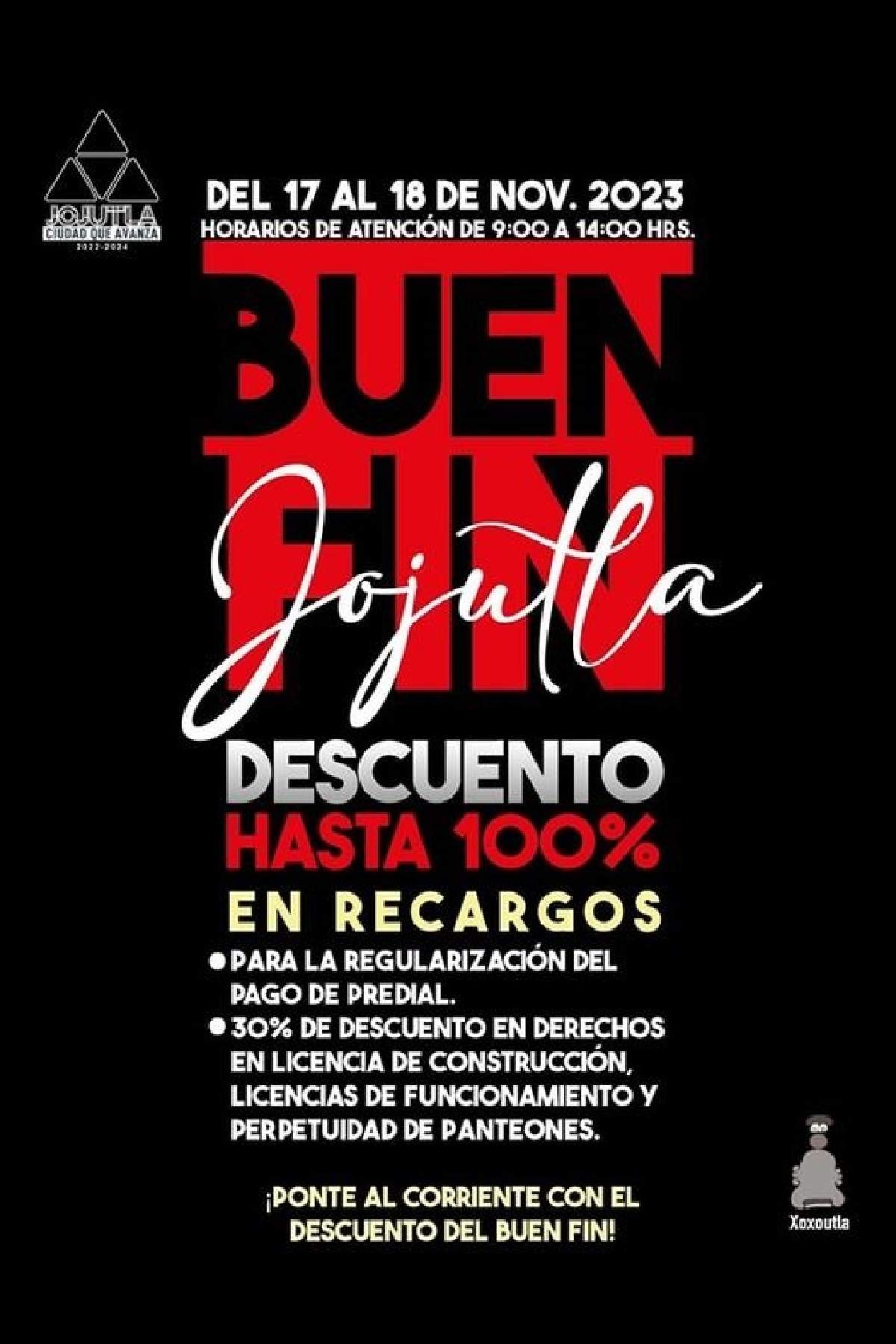 Lanza Jojutla campaña de descuentos por el 'Buen Fin'