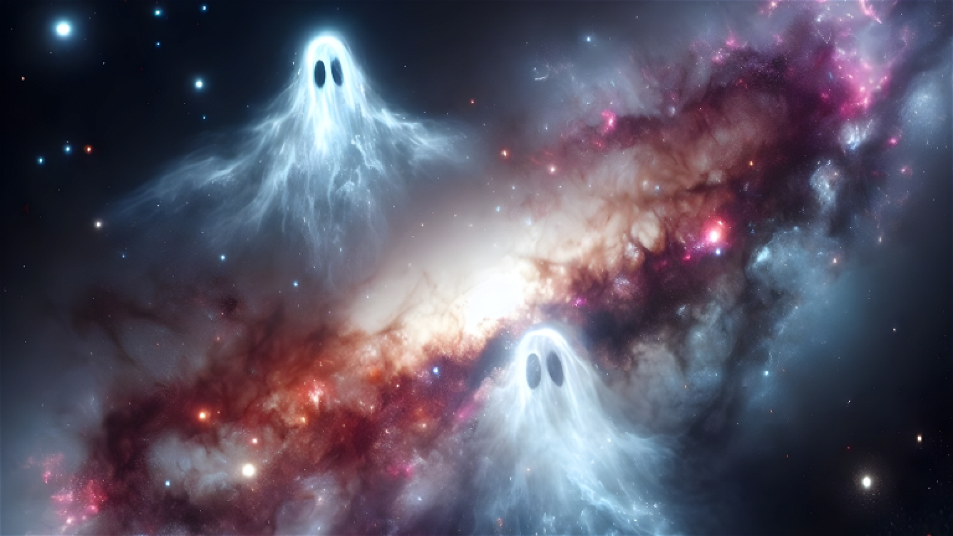 Telescopio Webb descubre una fantasmal galaxia polvorienta