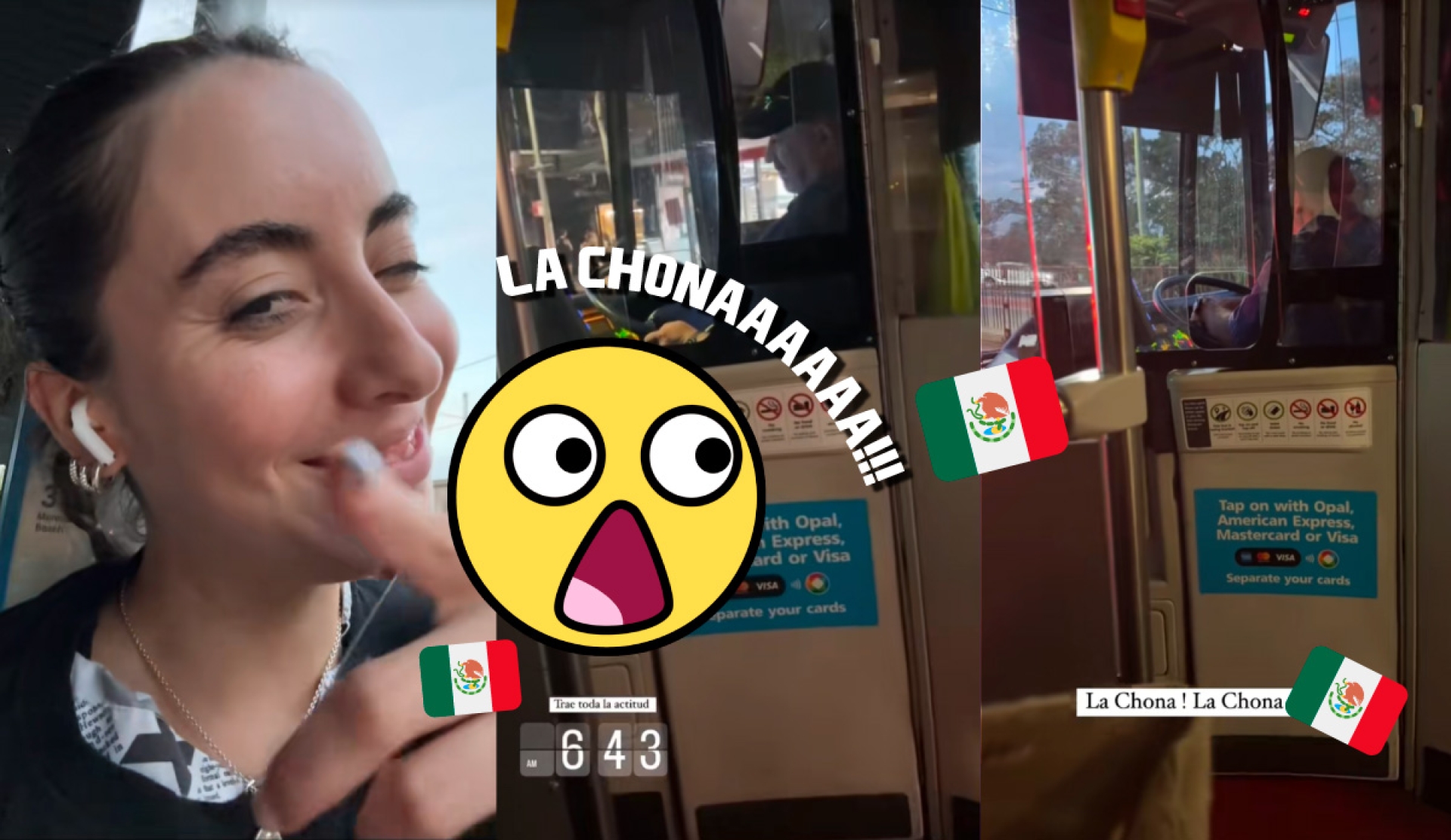 'La Chona' une a dos mexicanos en un autobús de Sídney: 'Hermano, somos'