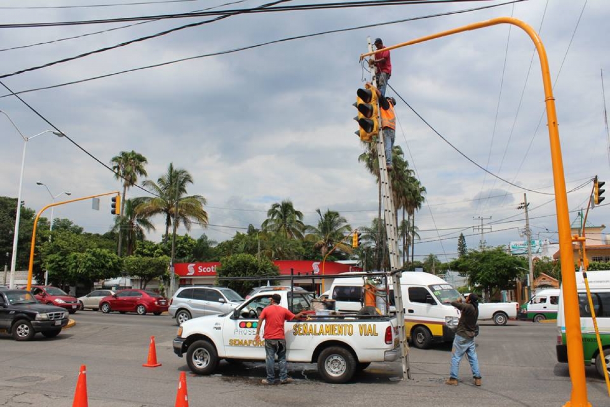 Darán mantenimiento a semáforos de Cuautla