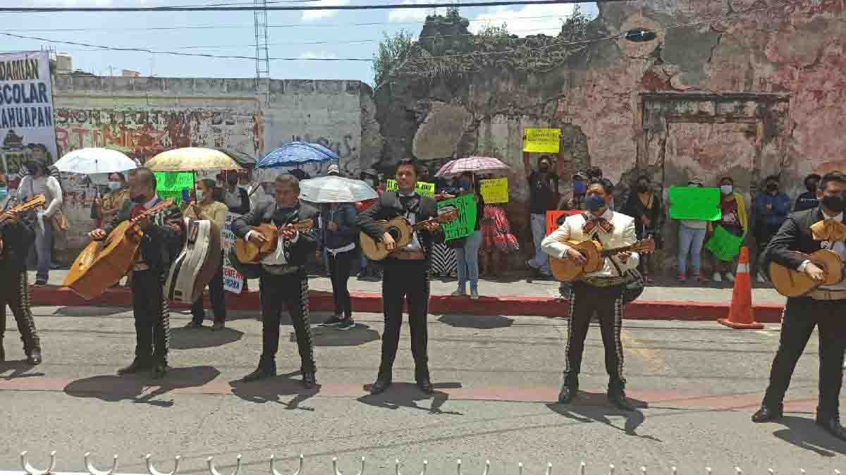 Vecinos de Tetelcingo se manifiestan en el Ayuntamiento de Cuautla