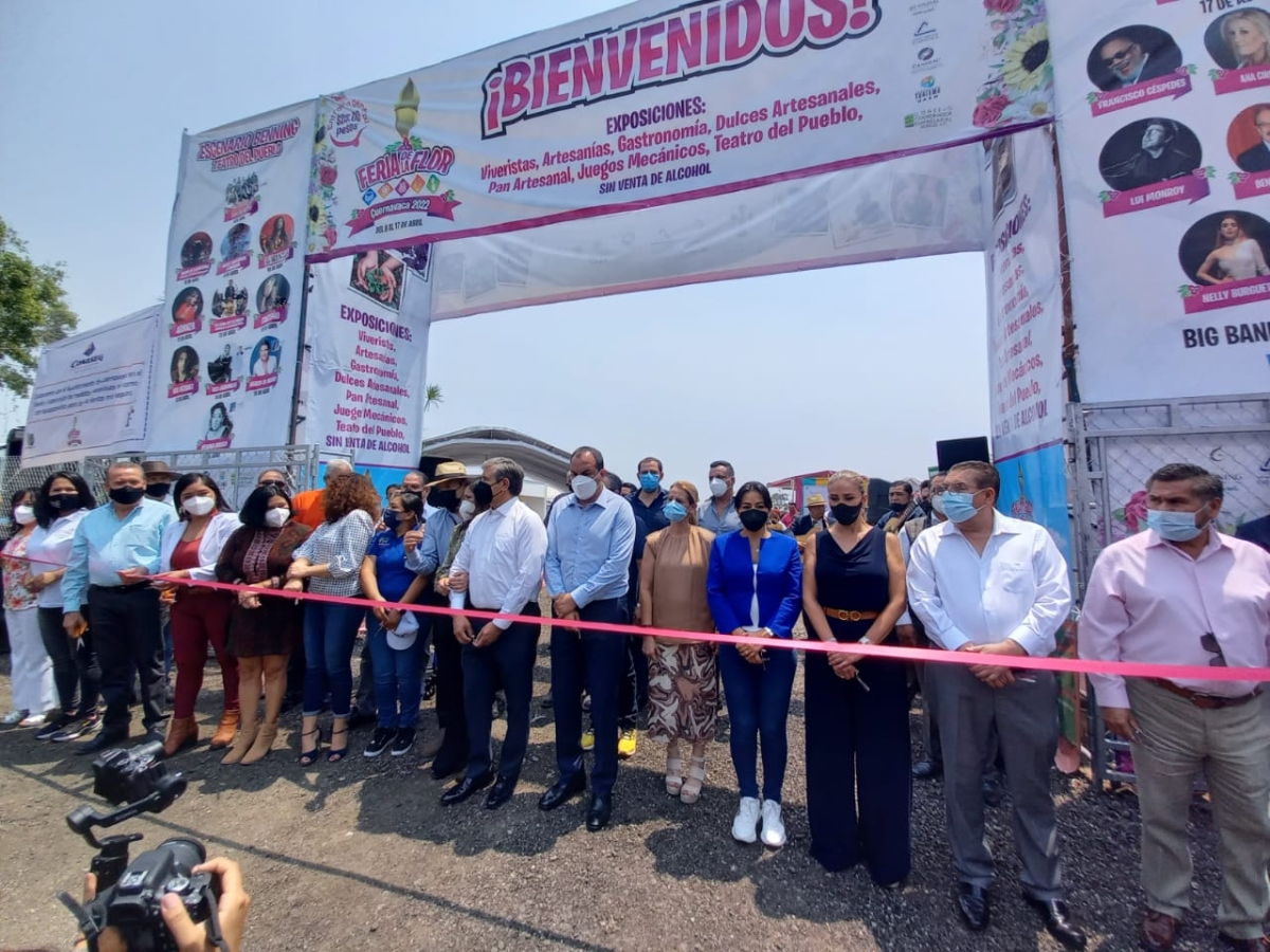 Inauguran la 'Feria de la Flor, Cuernavaca 2022'