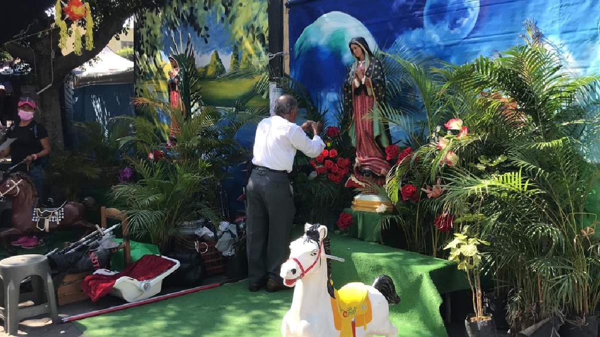 Poca afluencia en iglesias durante festejos guadalupanos