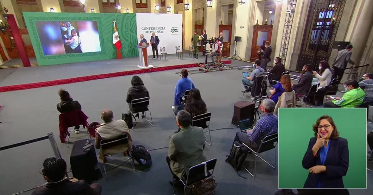 AMLO trasmite video viral durante su mañanera