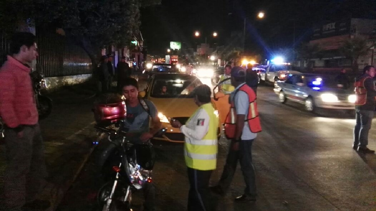 24 autos terminaron en el corralón por alcoholímetro en Jiutepec