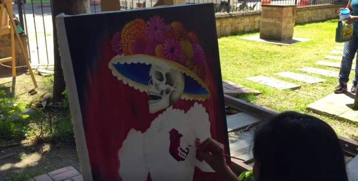Expondrán obras pictóricas en honor a los fieles difuntos en Jojutla y Tlaquiltenango