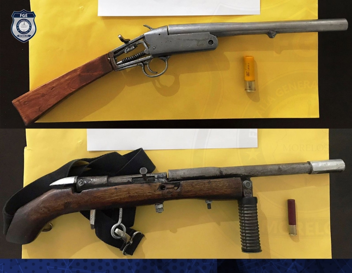 Captura AIC a cinco personas con armas de fuego y droga en Jojutla