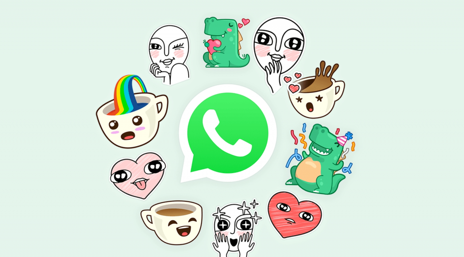 Llegan oficialmente los 'stickers' a WhatsApp