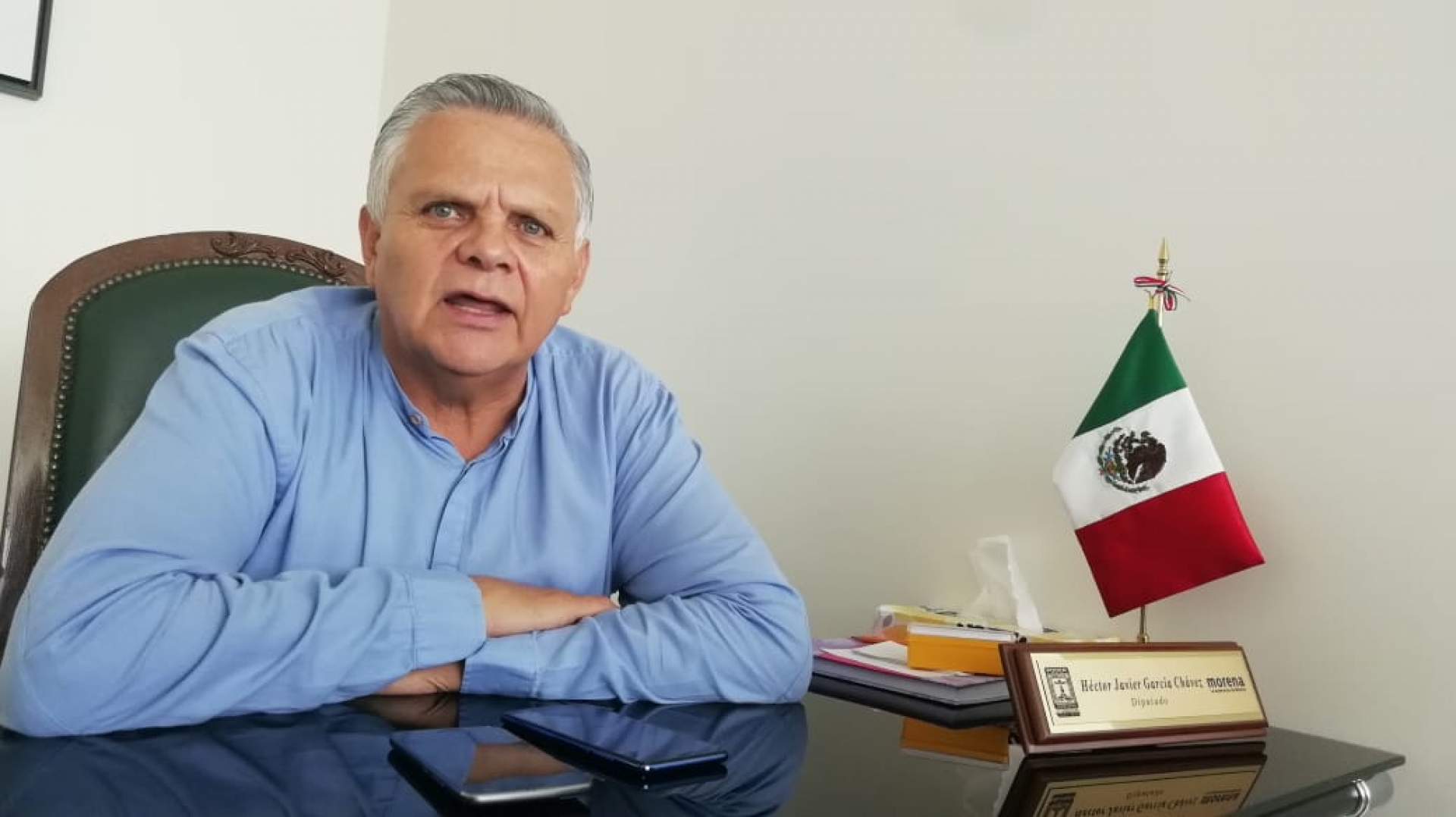 Confirma García Chávez que Morena va por JPyG o Mesa Directiva