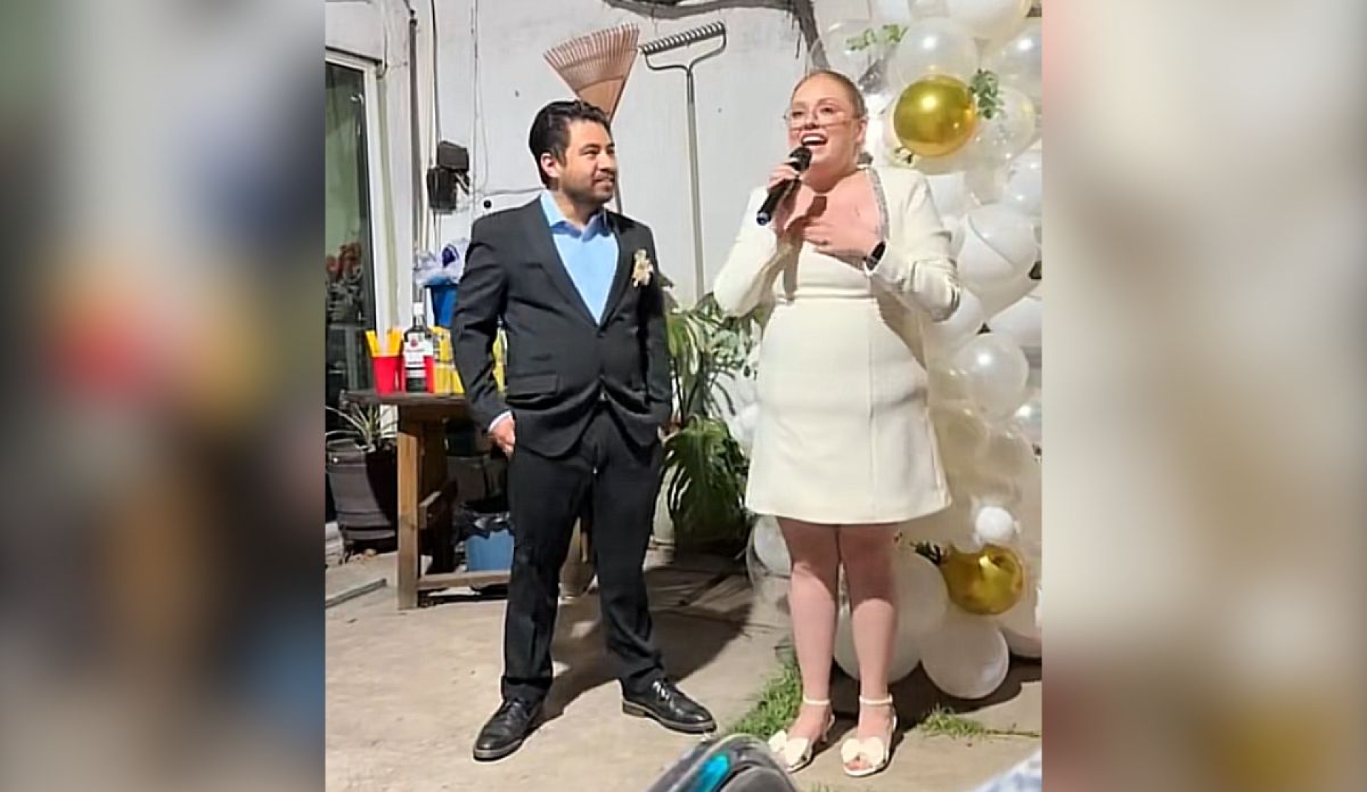 Fiesta de cumpleaños sorpresa se convierte en boda viral e inesperada