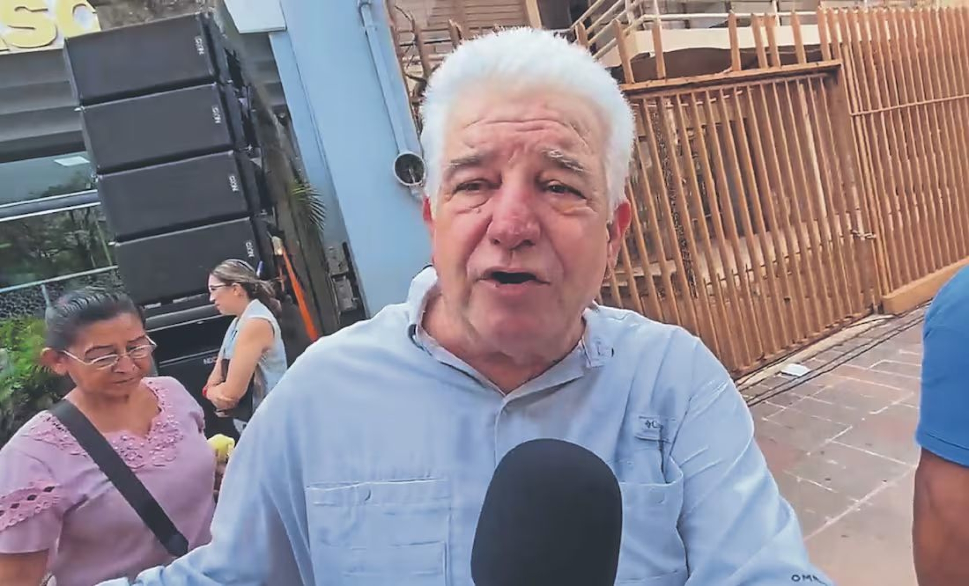 '¡Ya bájenle!': José Ramiro López Obrador arremete contra medios por preguntas sobre violencia