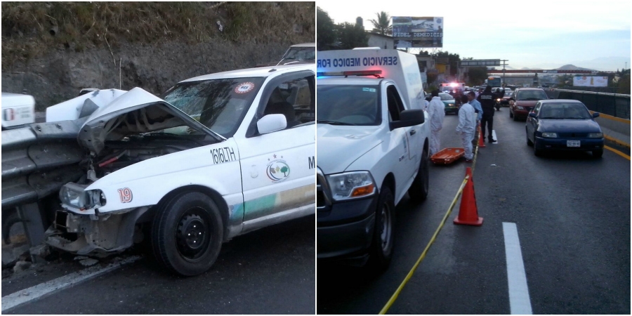 Fallece una mujer en accidente en la autopista México-Acapulco