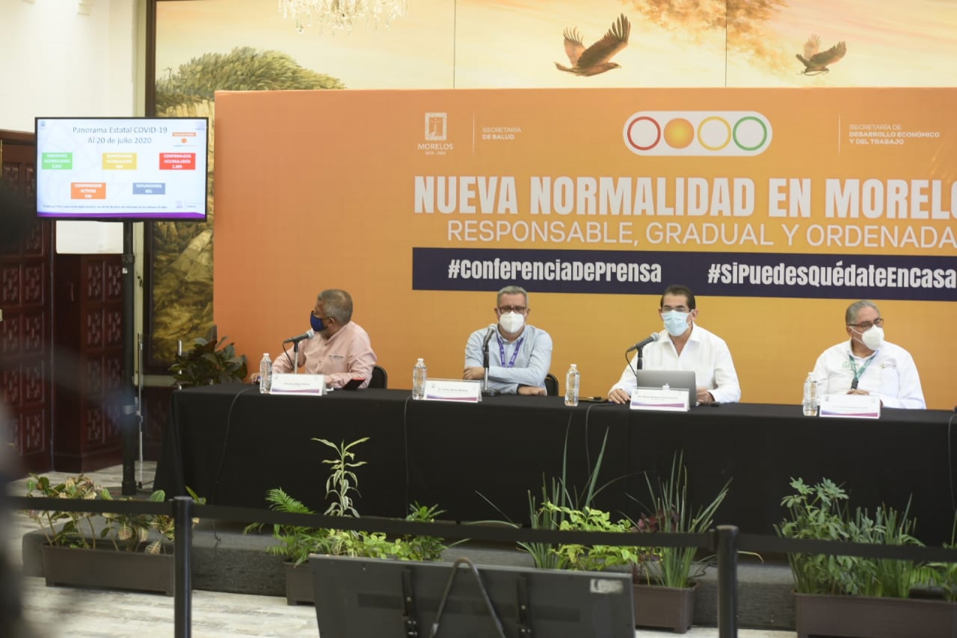 En Morelos, tres mil 809 casos confirmados acumulados de covid-19 y 801 decesos
