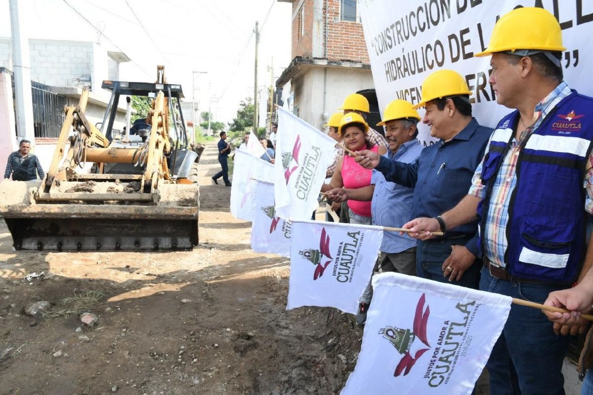 En marcha, tres obras en la colonia Vicente Guerrero de Cuautla