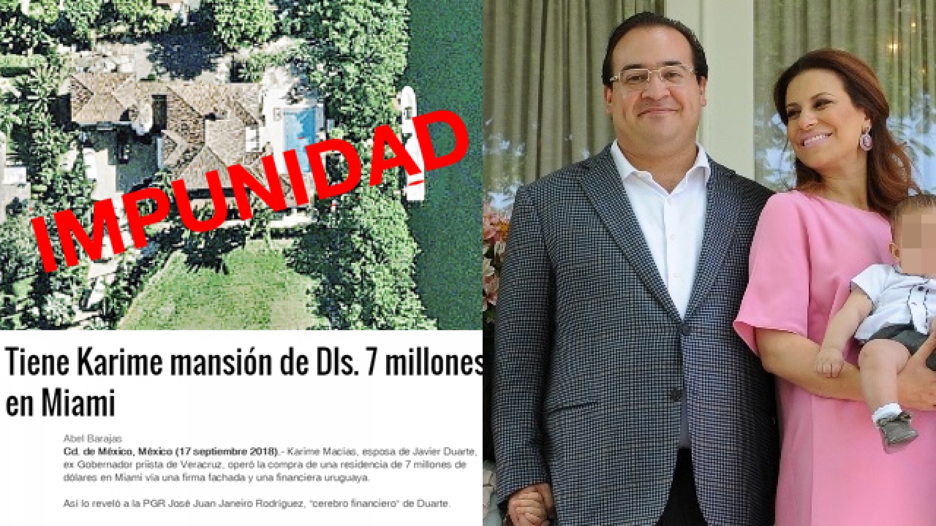 Karime, la esposa de Javier Duarte, compra mansión de casi 140 millones de pesos