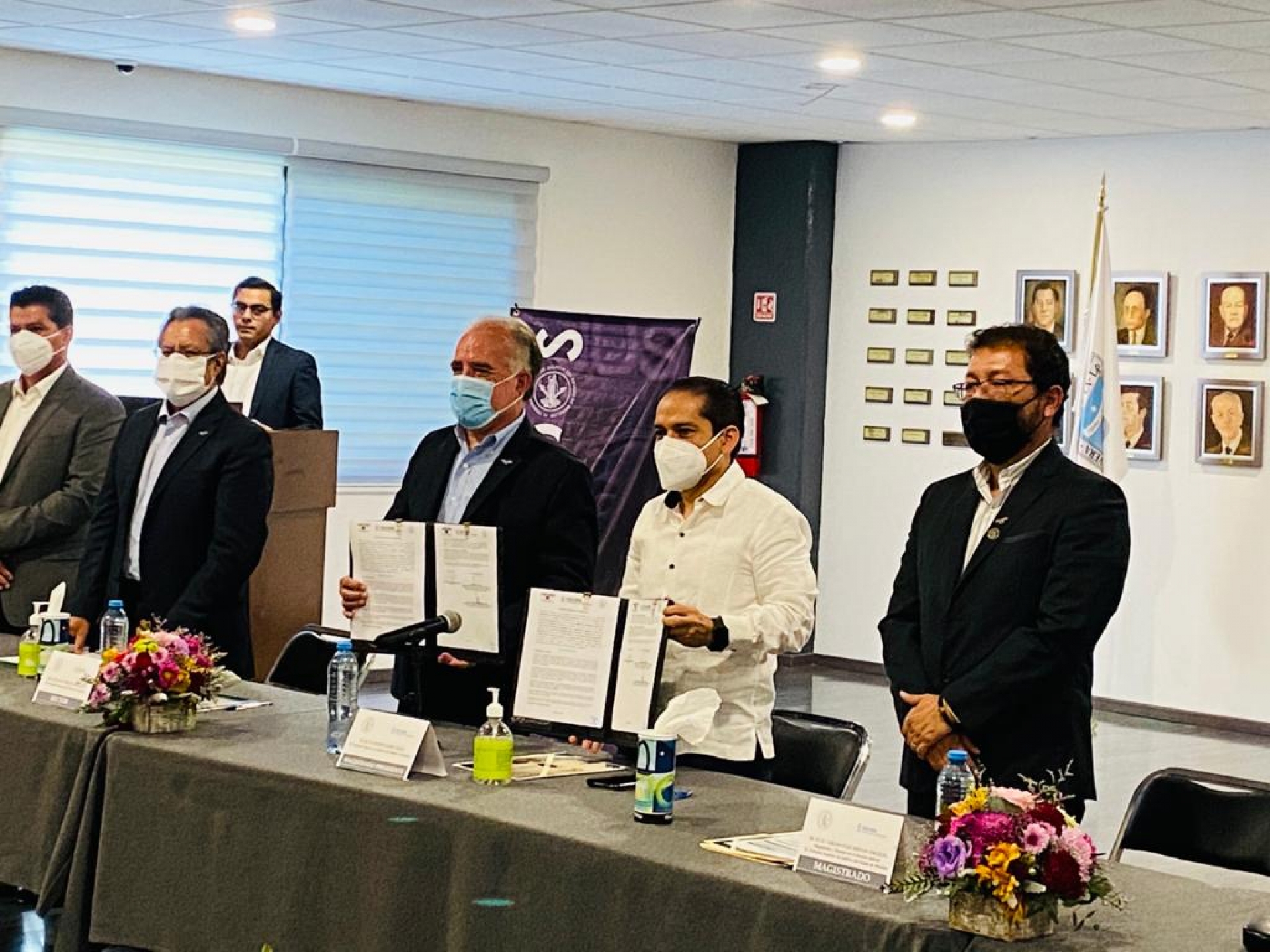 Firman convenio de colaboración TSJ Morelos y UAEM