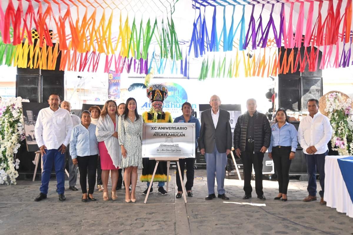 Conmemoran el 90 aniversario de la fundación del municipio de Atlatlahucan