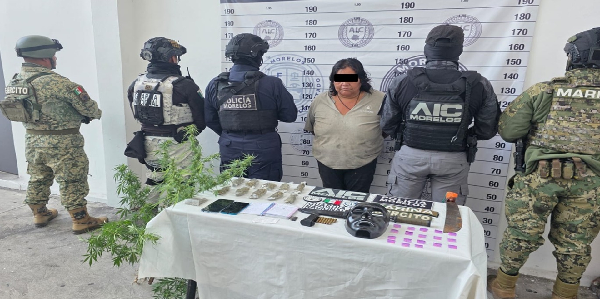 Aseguran integrantes de la Mesa de Coordinación Estatal para la Construcción de Paz y Seguridad a 17 personas generadoras de violencia