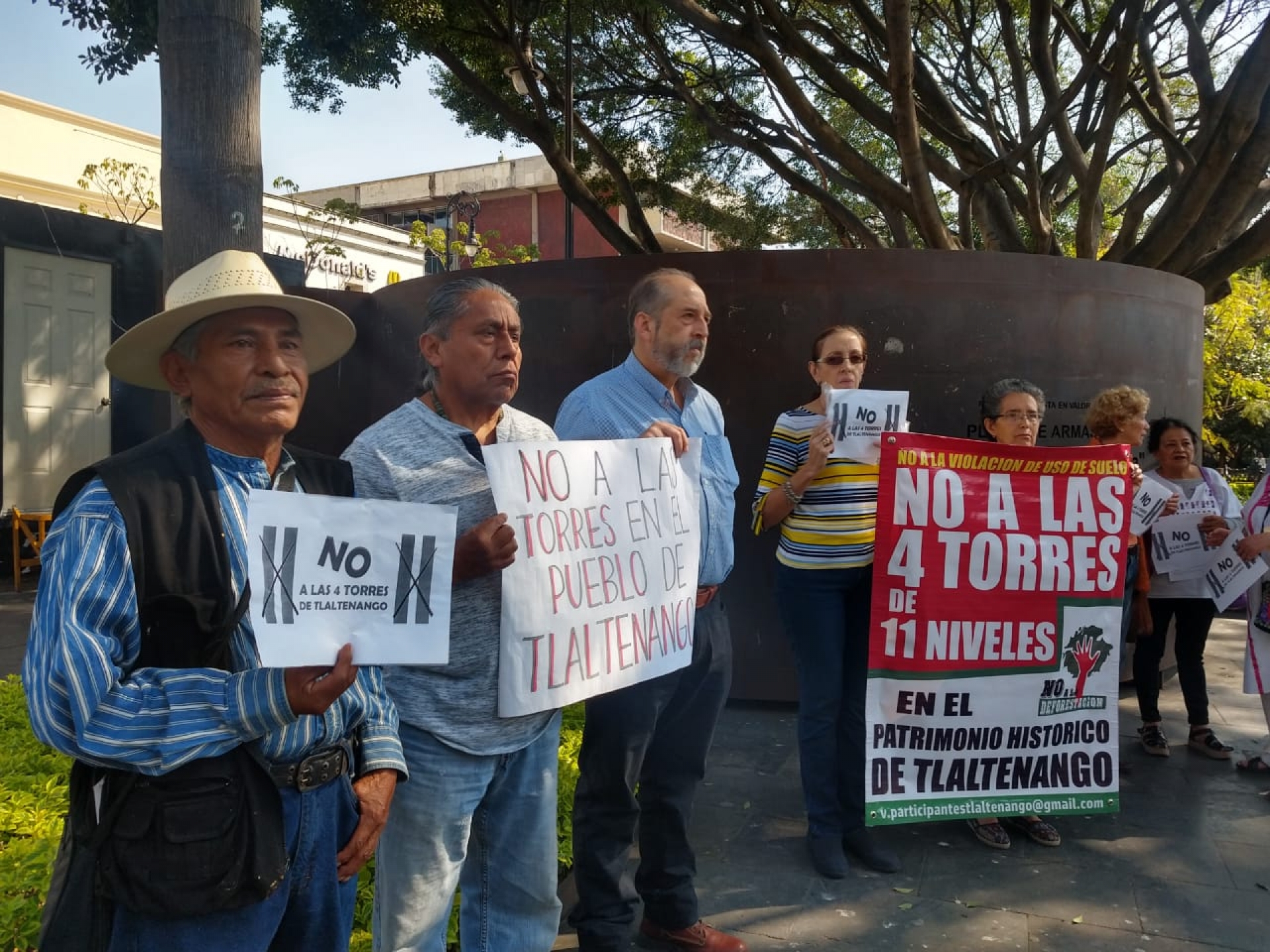 Vecinos de Tlaltenango se oponen a construcción de torres de 11 niveles