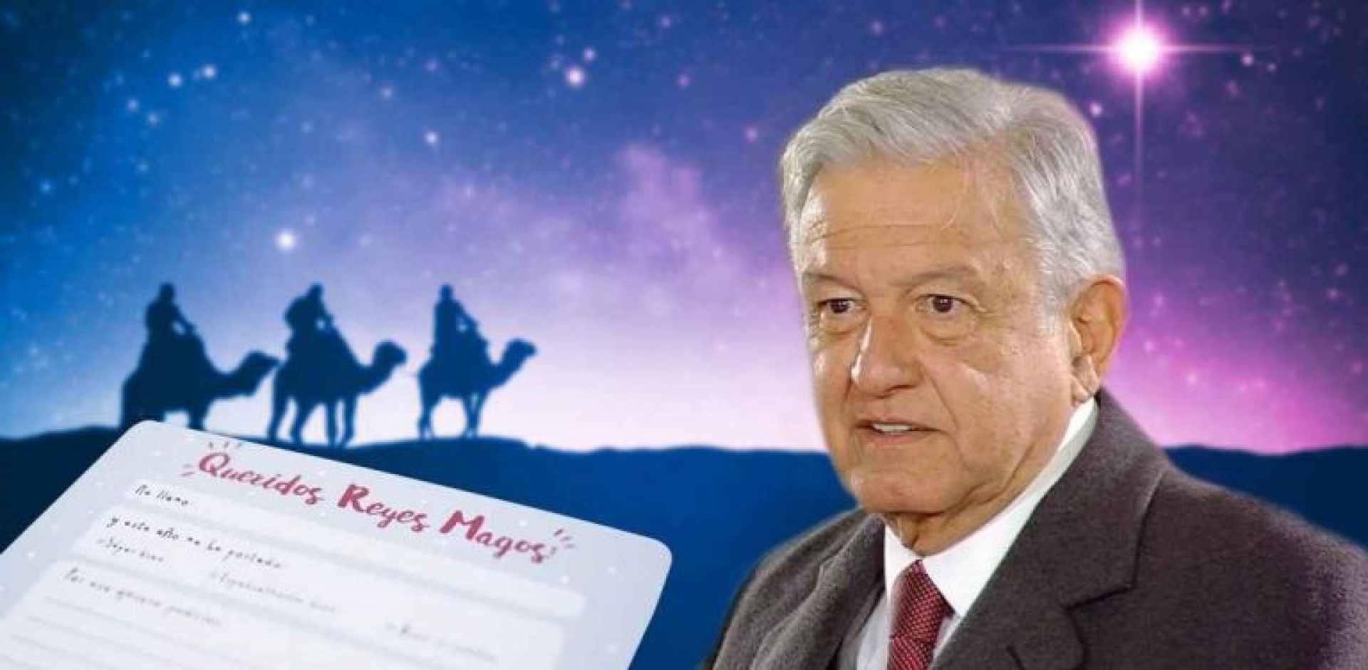 AMLO pidió a los Reyes Magos poder vacunar y proteger a todos los mexicanos
