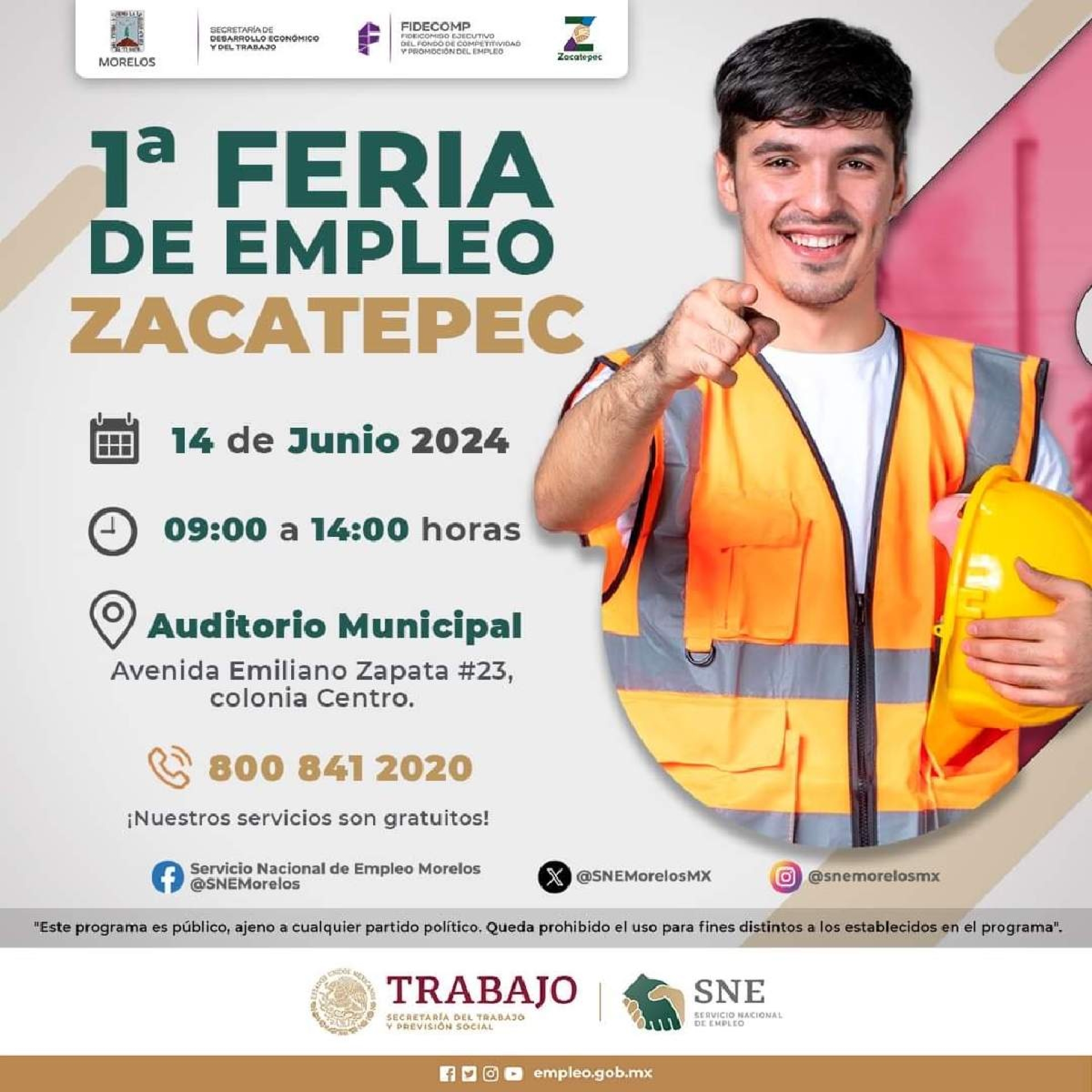 Feria del empleo en Zacatepec
