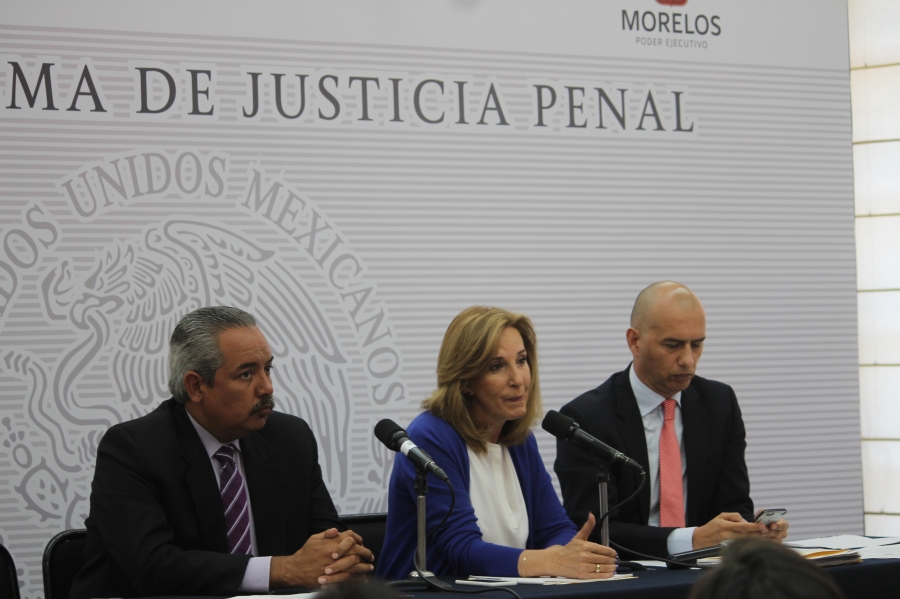 María Elena Morera habló sobre situación del nuevo sistema de justicia en Morelos
