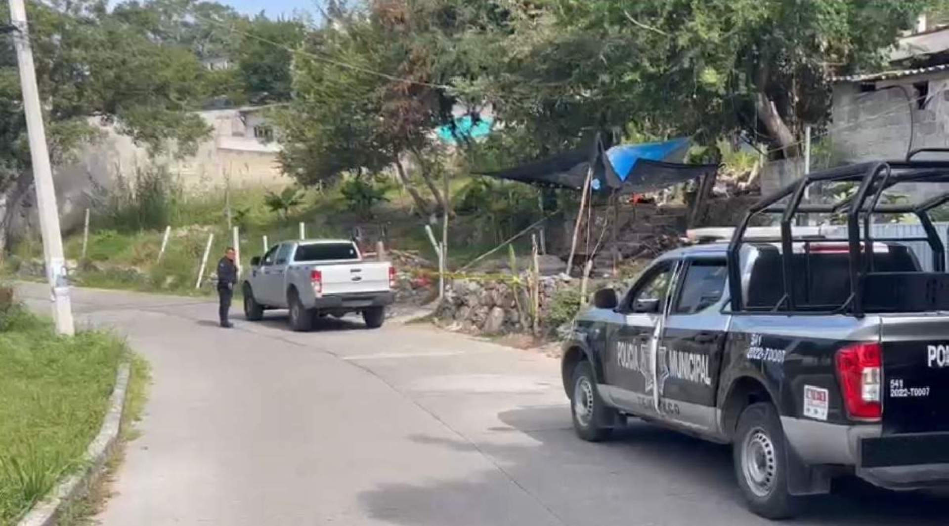 Lo mataron en el patio de su casa