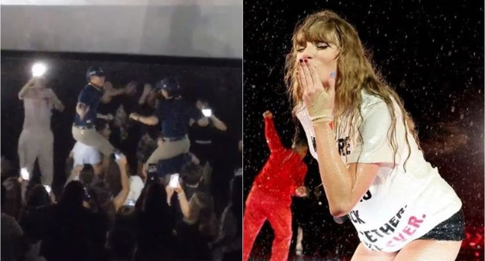 'Cinepolitos' se unen a la euforia de los 'swifties' y bailan durante 'The Eras Tour Film'