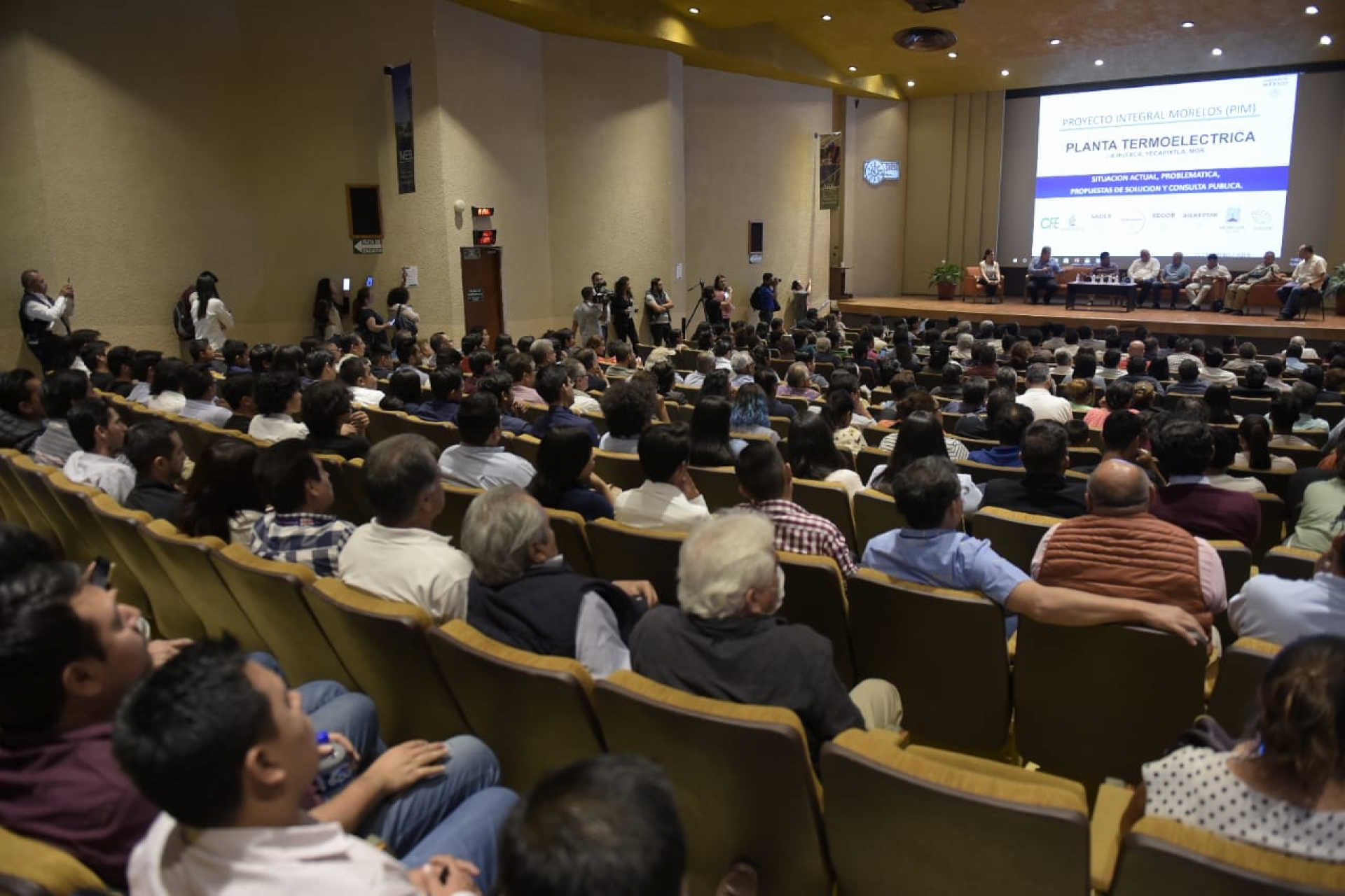 Efectúan asamblea informativa sobre planta termoeléctrica 'La Huexca'