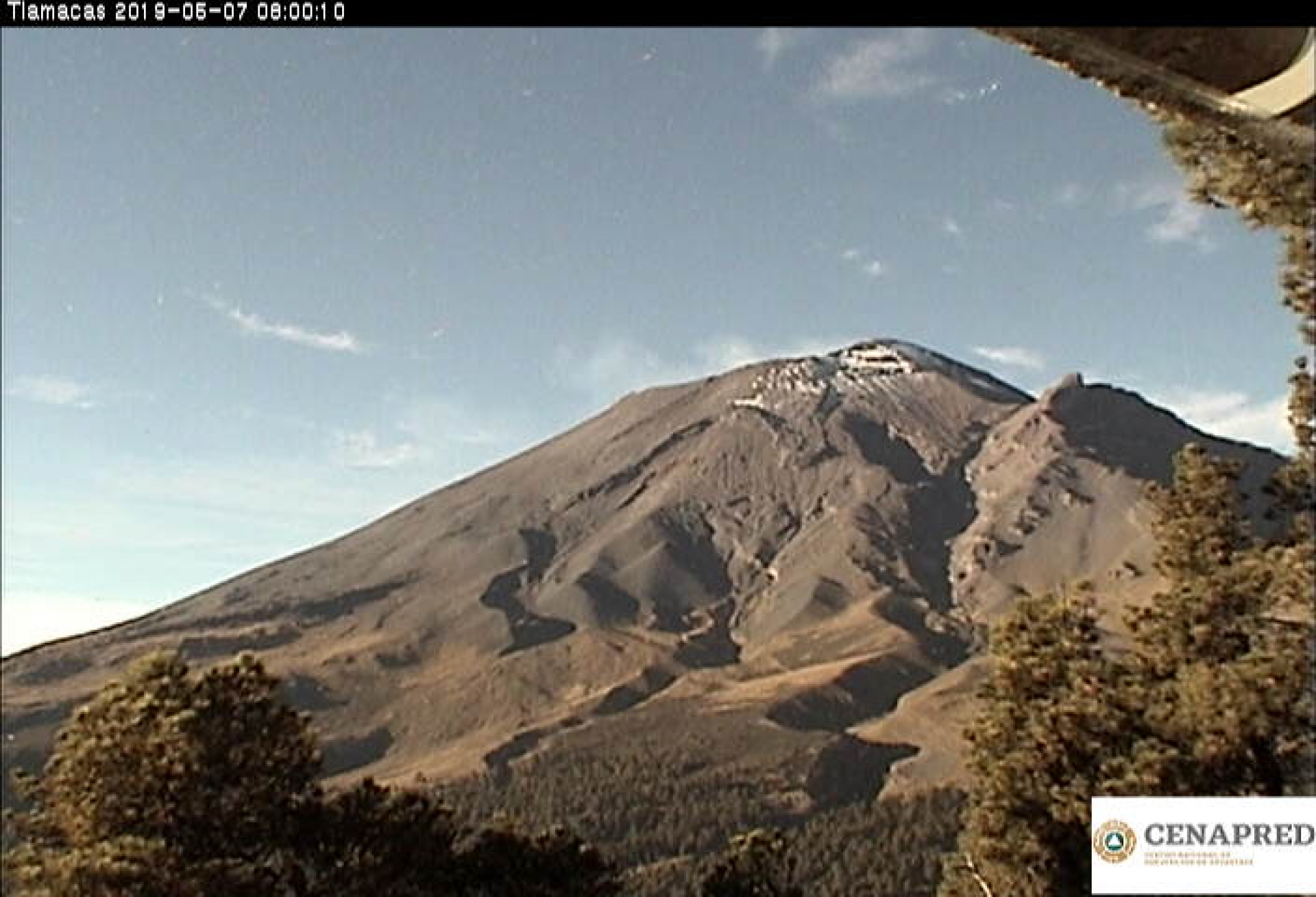 Disminuye semáforo de alerta volcánica del Popocatépetl