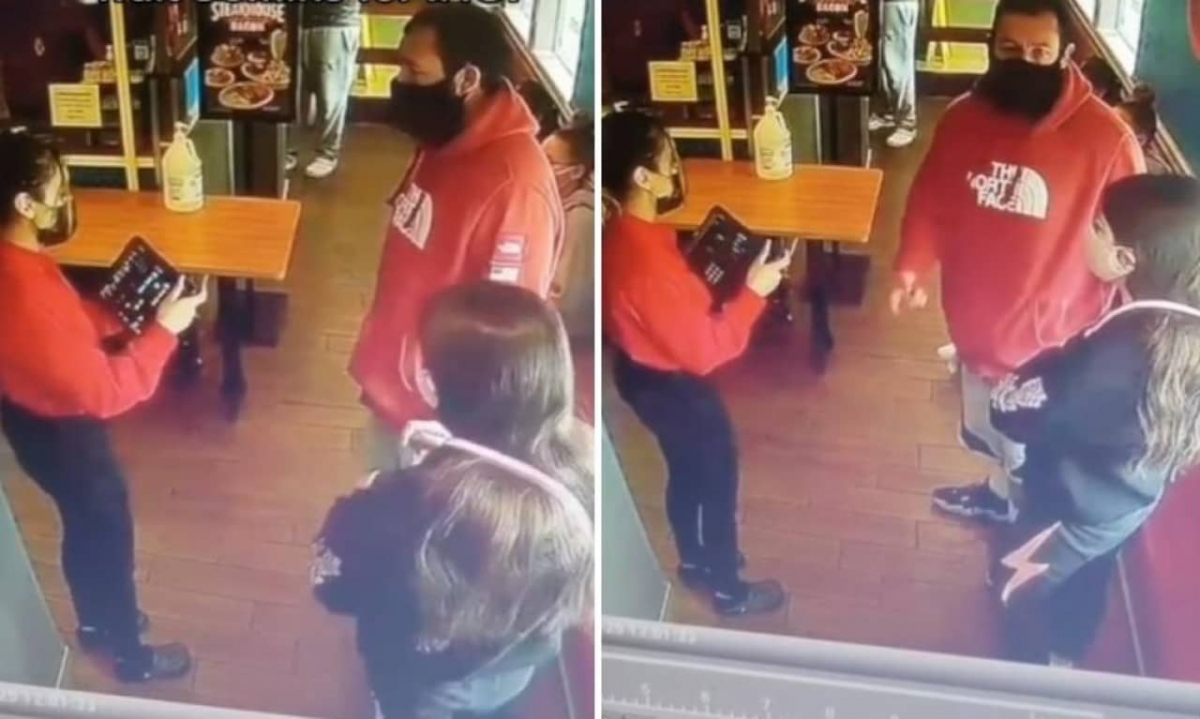 Mesera no reconoce a Adam Sandler y lo rechaza; se hace viral