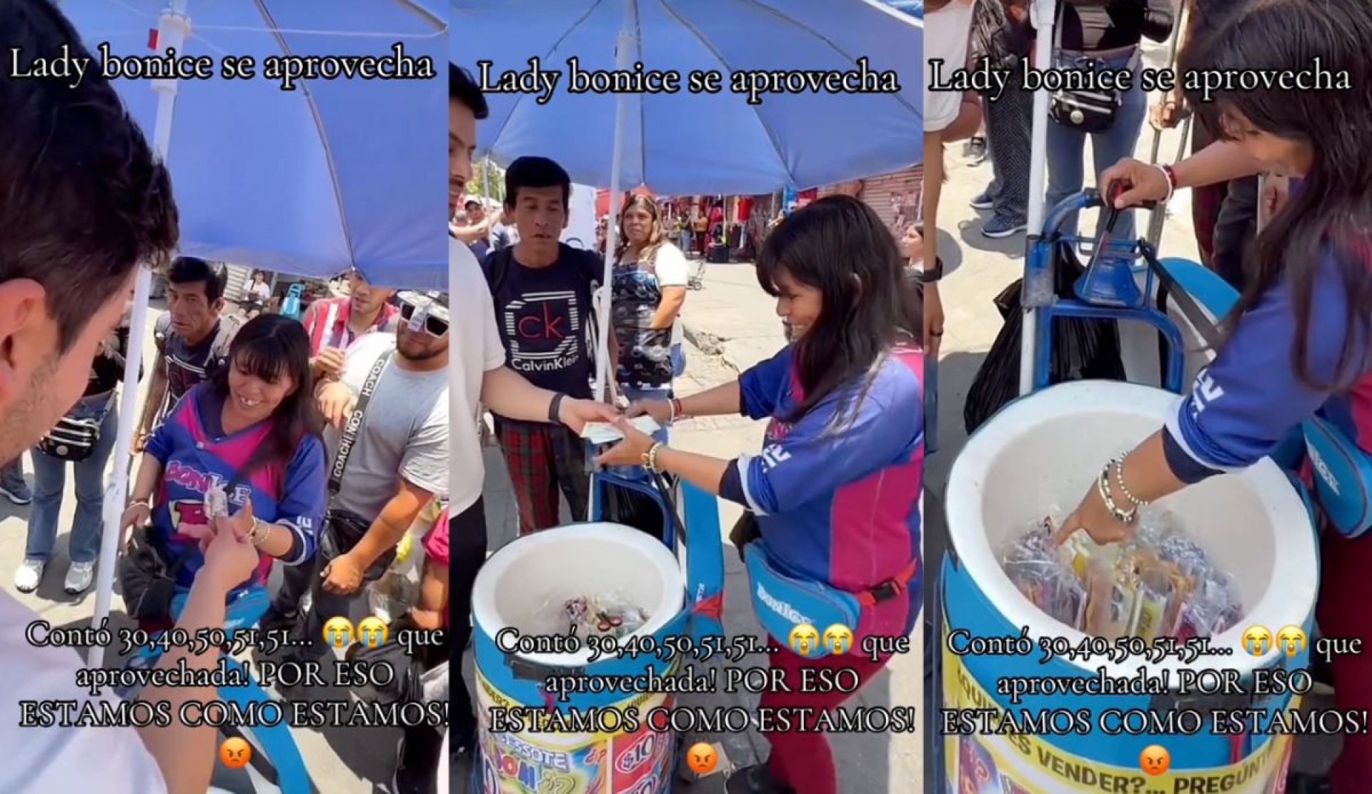 VIDEO | Influencer extranjero es engañado por 'Lady BonIce'; le cobró de más y se burló