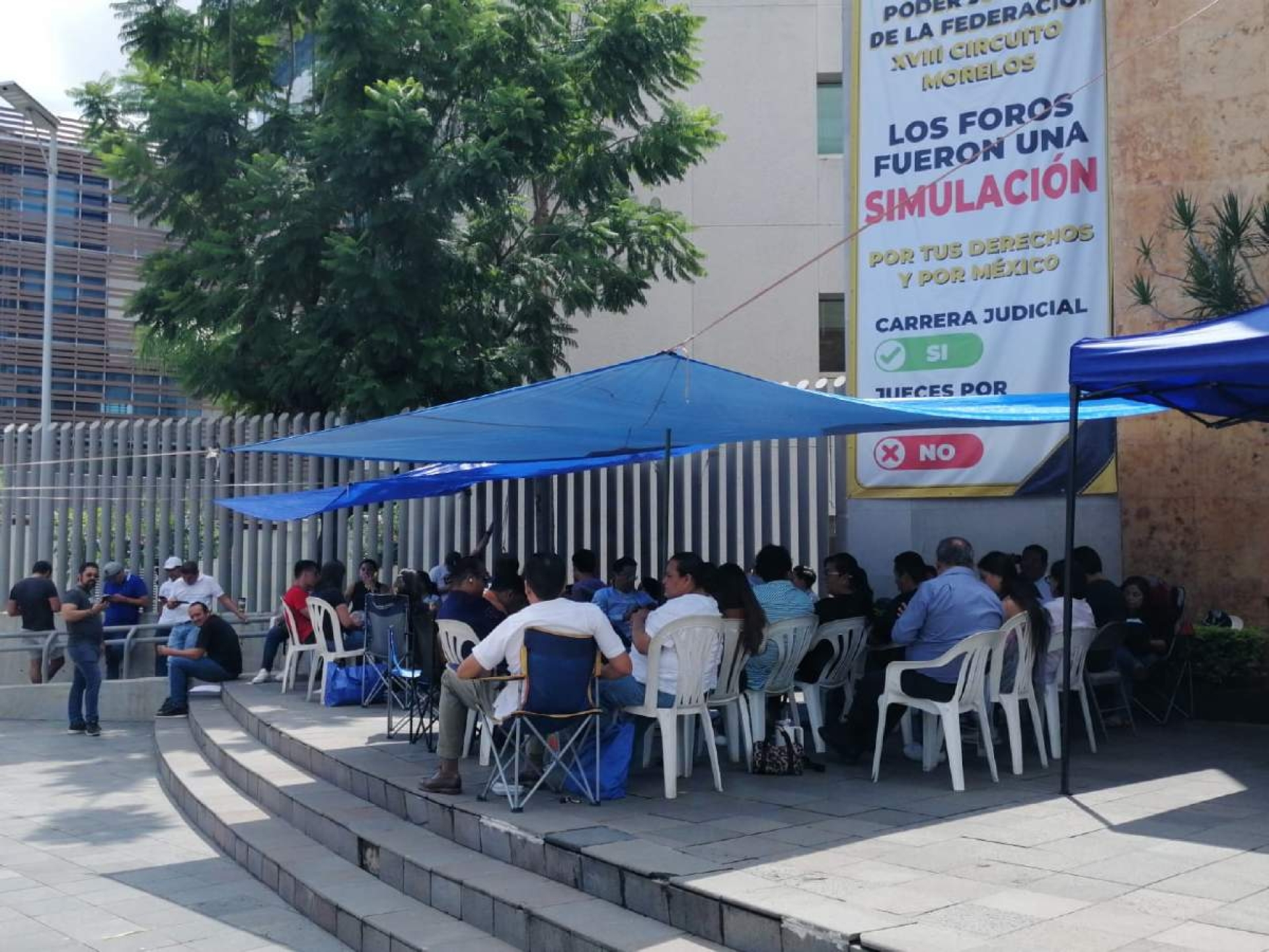 En vilo, retorno a labores en PJF