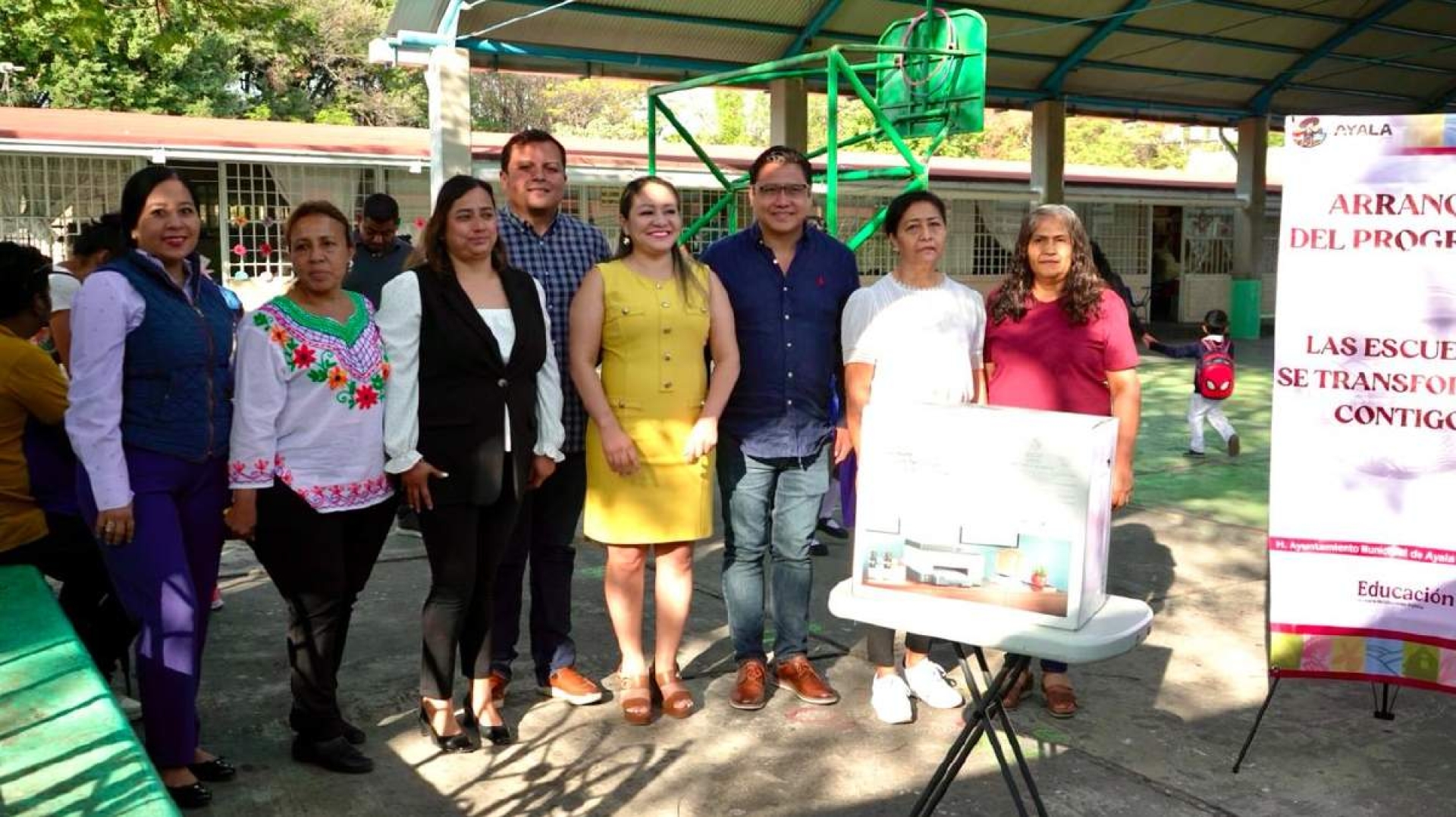 Inicia programa 'Las Escuelas se Transforman Contigo' en Ayala