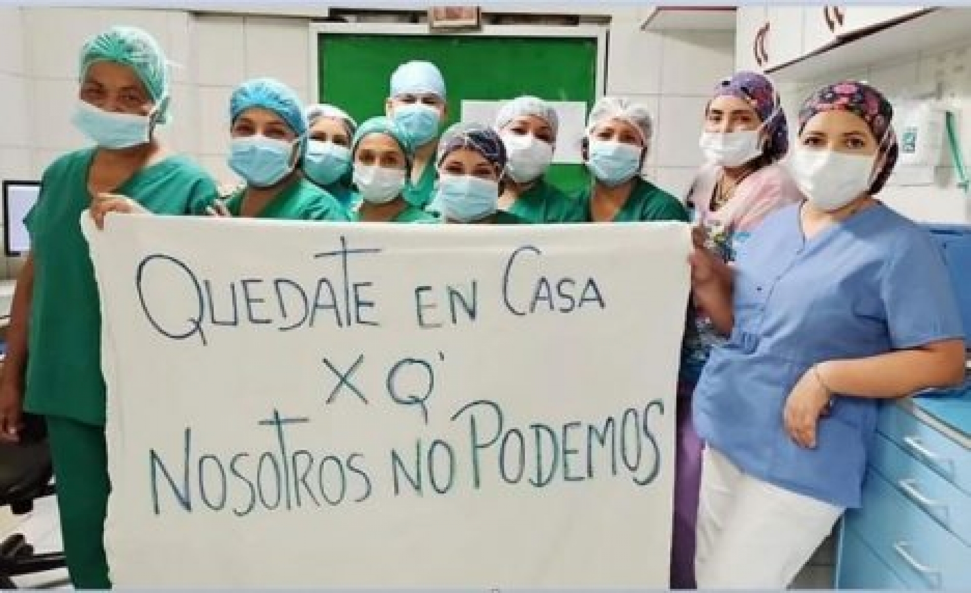 No salgan de casa: enfermero