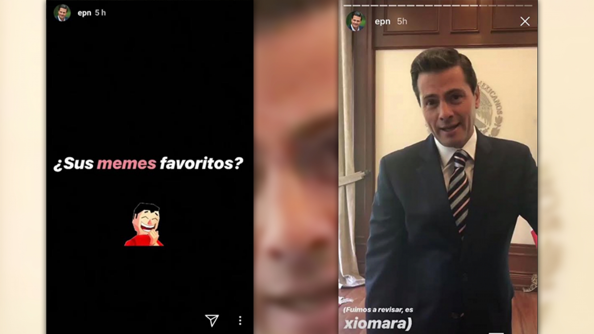 Luisito Rey, el más odiado en México: EPN en Instagram Stories (Video)